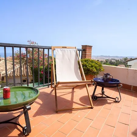 Casa Ancladero Big Rooftop Terrace, 2 Bedroom W Garden And View * Fuengirola
